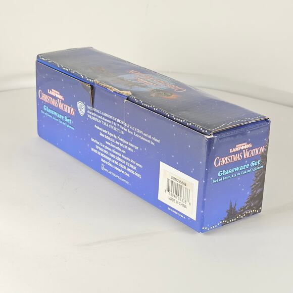 Christmas Vacation Shot Glass Set 4pc Clark Griswold 1.5oz Holiday Drink Bar - Picture 15 of 16